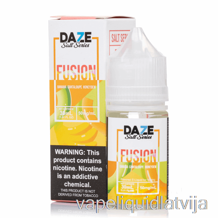 Banānu Kantalupa Medusrasa - 7 Daze Fusion Sāls - 30ml 30mg Vape šķidrums